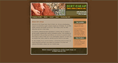Desktop Screenshot of dirtcheapnc.com